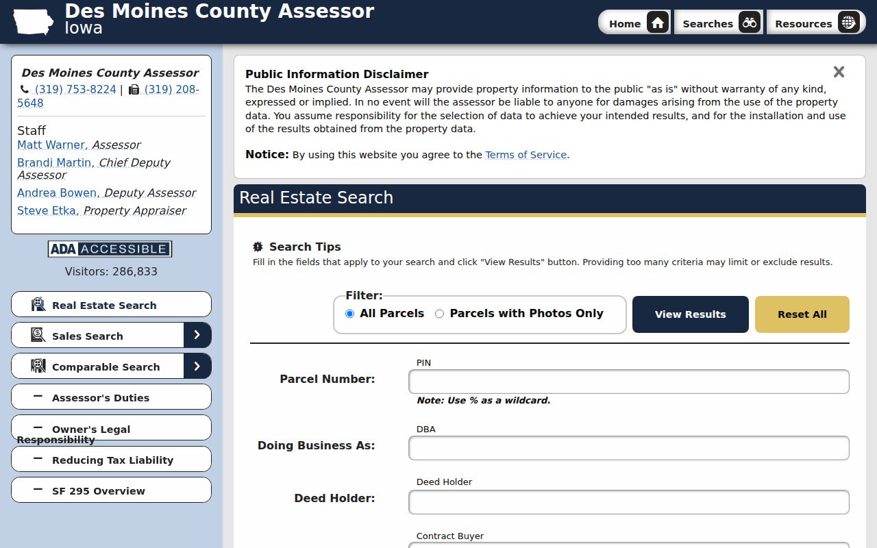Burlington residents directory assessor property search