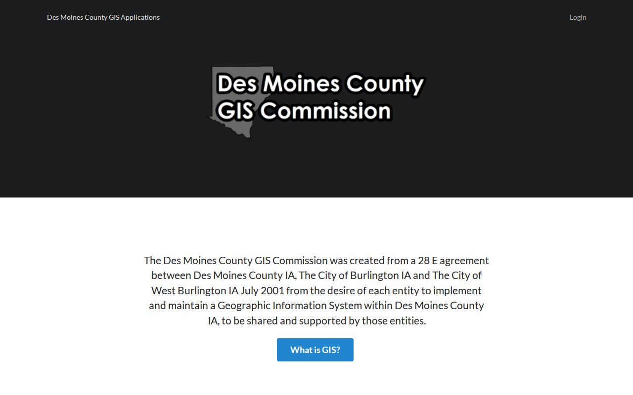 Burlington residents directory Des Moines County GIS viewer