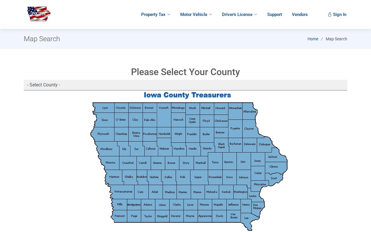 Iowa Treasurers county parcel search used for Burlington block records